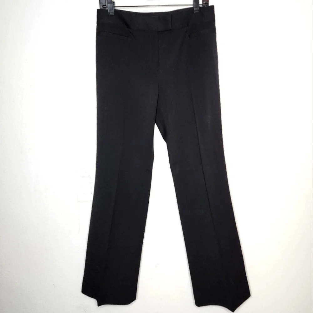 Lafayette 148 Wool‎ Black Trouser Pants Size 6